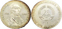 Deutsche Demokratische Republik / DDR 10 Mark 150. Todestag von Carl Maria von Weber -