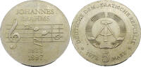 Deutsche Demokratische Republik / DDR 5 Mark 75. Todestag von Johannes Brahms -