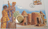 Togo 5 Fracs Abbildung eines Dorfes mit Bewohnern - Numisbrief -