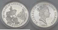 Cookinseln / Cook Islands 50 Dollars 500 Years of America - 1492-1992 - Elizabeth II - Francisco Vásquez de Coronado -