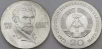 Deutsche Demokratische Republik / DDR 20 Mark Zum 60. Todestag von August Bebel - Zwanzig Mark - J.1547 -