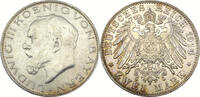 Bayern 2 Mark Ludwig III. (1913-1918) - König von Bayern - Zwei Mark - J.51 -