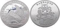 Barbados 1 Dollar / 1 Oz Karibisches Silber - Pelikan -