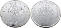 Gibraltar 2 Pounds / 1 Oz Lady Justice -