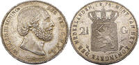 Niederlande 2 1/2 Gulden Wilhelm III. -