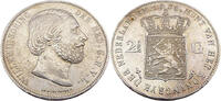 Niederlande 2 1/2 Gulden Wilhelm III. -
