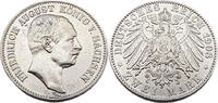 Kaiserreich Sachsen 2 Mark 1908 E Friedrich August König von Sachsen, J.134 SUP