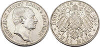 Kaiserreich Sachsen 2 Mark 1914 E Friedrich August König von Sachsen, J.134 SUP / FDC