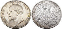 Kaiserreich Lippe 3 Mark Leopold II Fürst zur Lippe,J.79 -