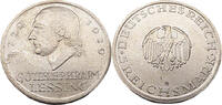 Weimarer Republik 5 Reichsmark 1929 F 200. Geburtstag von Gotthold Ephra... 129,00 EUR  + 13,95 EUR frais d'envoi