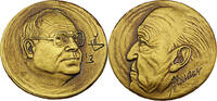 Bundesrepublik Deutschland / BRD-CDU Medaille Gedenkmünze Konrad Adenauer und Helmut Kohl -
