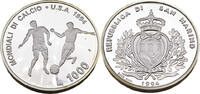 San Marino 1000 Lire Fußball-Weltmeisterschaft USA '94 -