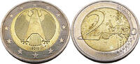 Bundesrepublik Deutschland / BRD 2 Euro 2010 F Bundesadler prfr-f.stgl 3,95 EUR prix TTC + 12,95 EUR frais d'envoi