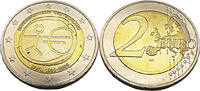Bundesrepublik Deutschland / BRD 2 Euro 10 Jahre Wirtschafts- und Währungsunion -