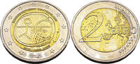 Bundesrepublik Deutschland / BRD 2 Euro 10 Jahre Wirtschafts- und Währungsunion -