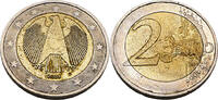 Bundesrepublik Deutschland / BRD 2 Euro 2008 F Bundesadler prfr-f.stgl 3,95 EUR prix TTC + 12,95 EUR frais d'envoi
