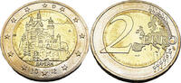 Bundesrepublik Deutschland / BRD 2 Euro Bayern Schloss Neuschwanstein -