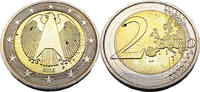 Bundesrepublik Deutschland / BRD 2 Euro 2016 F Bundesadler prfr-f.stgl 3,95 EUR prix TTC + 12,95 EUR frais d'envoi