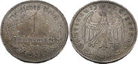 Drittes Reich 1 Reichsmark 1 Mark, Adler, umgeben von einer Legende mit Eichenzweigen,J.354 -