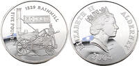 Alderney 5 Pounds Dampflokomotiven - The Rocket -