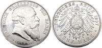 Kaiserreich Baden 5 Mark 1907 G Tod von Friedrich I.J.37 SUP-