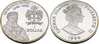 Cayman Islands / Kaiman Inseln 1 Dollar Sir Francis Drake -