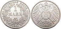 Kaiserreich 1 Mark 1 Reichsmark,J.17 -
