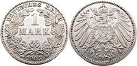 Kaiserreich 1 Mark 1 Reichsmark,J.17 -