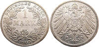 Kaiserreich 1 Mark 1 Reichsmark,J.17 -