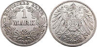Kaiserreich 1 Mark 1 Reichsmark,J.17 -