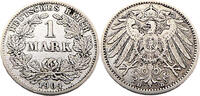Kaiserreich 1 Mark 1 Reichsmark,J.17 -