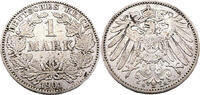 Kaiserreich 1 Mark 1 Reichsmark,J.17 -