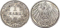 Kaiserreich 1 Mark 1 Reichsmark,J.17 -