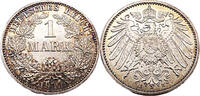 Kaiserreich 1 Mark 1 Reichsmark,J.17 -