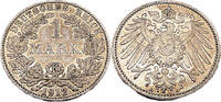 Kaiserreich 1 Mark 1 Reichsmark,J.17 -