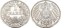 Kaiserreich 1 Mark 1 Reichsmark,J.17 -