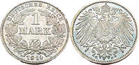 Kaiserreich 1 Mark 1 Reichsmark,J.17 -