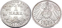 Kaiserreich 1 Mark 1 Reichsmark,J.17 -