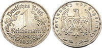 Drittes Reich 1 Reichsmark 1 Mark, J.354 -