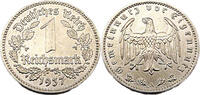 Drittes Reich 1 Reichsmark 1 Mark, J.354 -