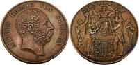 Kaiserreich Sachsen Medaille 800 Jahre Haus Wettin - Medaille,J.123 -