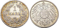 Kaiserreich 1 Mark 1 Reichsmark,J.17,1911J -