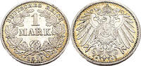 Kaiserreich 1 Mark 1 Reichsmark,J.17,1915 G -