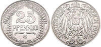 Kaiserreich 25 Pfennig 25 Pfennig, J.18, 1909 G -