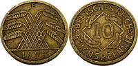 Weimarer Republik 10 Reichspfennig 10 Pfennig, J.317 -