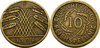 Weimarer Republik 10 Reichspfennig 10 Pfennig, J.317 -
