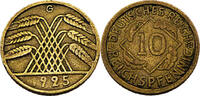Weimarer Republik 10 Reichspfennig 10 Pfennig, J.317 -