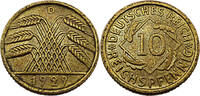 Weimarer Republik 10 Reichspfennig 10 Pfennig, J.317 -