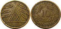 Weimarer Republik 10 Reichspfennig 10 Pfennig, J.317 -
