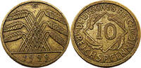 Weimarer Republik 10 Reichspfennig 10 Pfennig, J.317 -